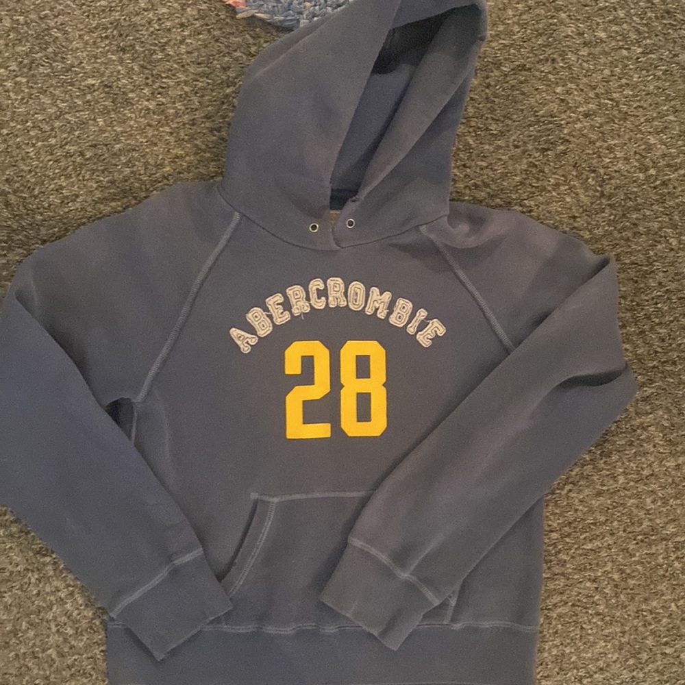 Abercrombie & Fitch vintage blue hoodie XL kids unisex